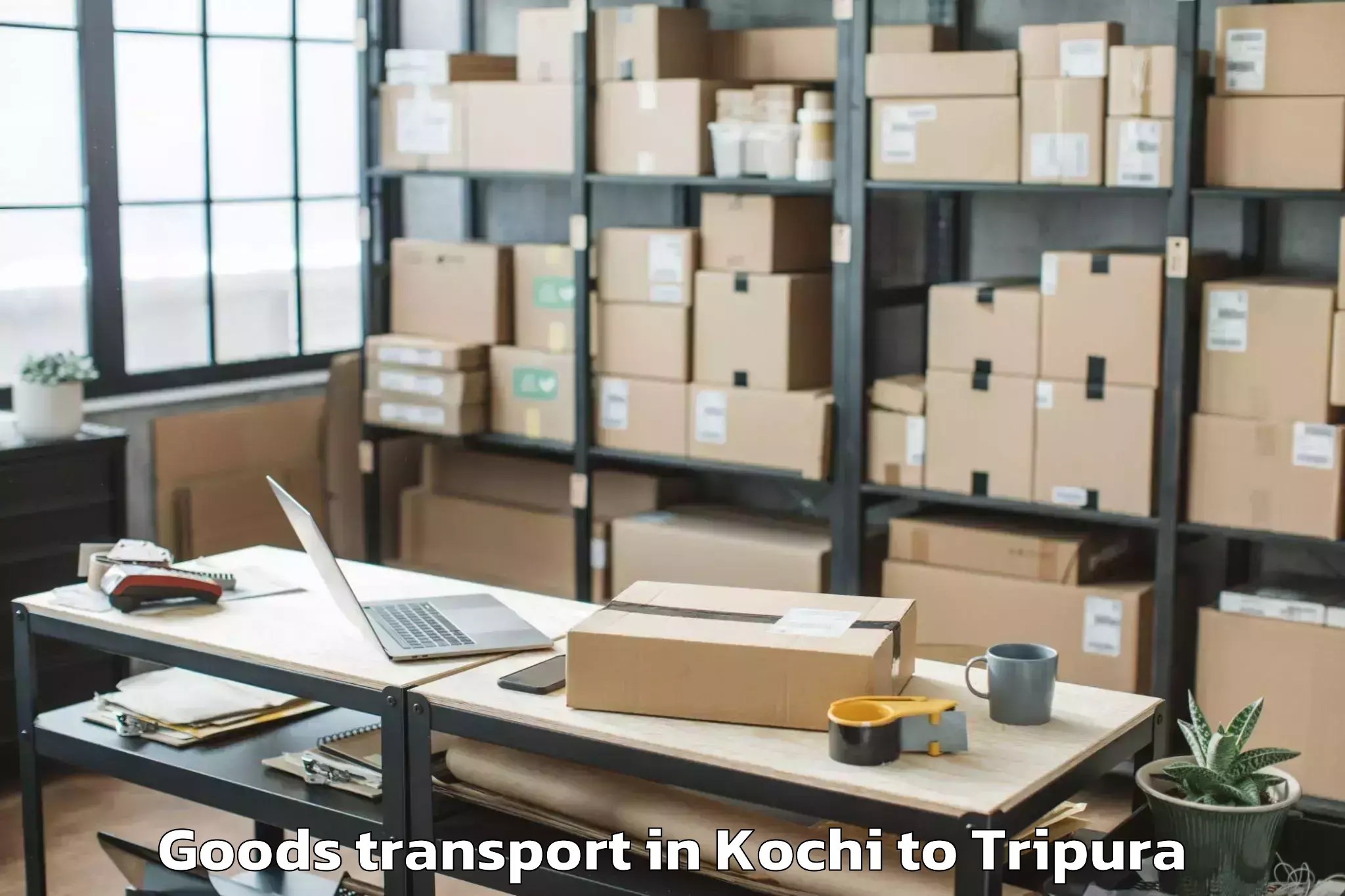 Easy Kochi to Kakraban Goods Transport Booking